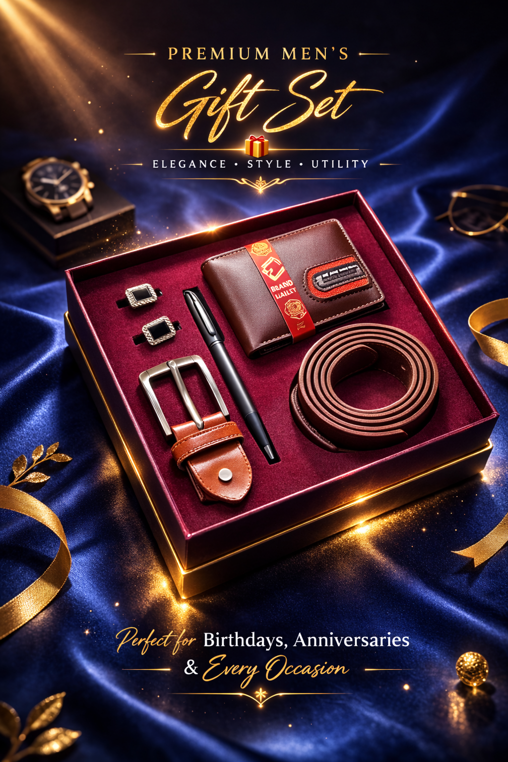 Curated men’s gift set