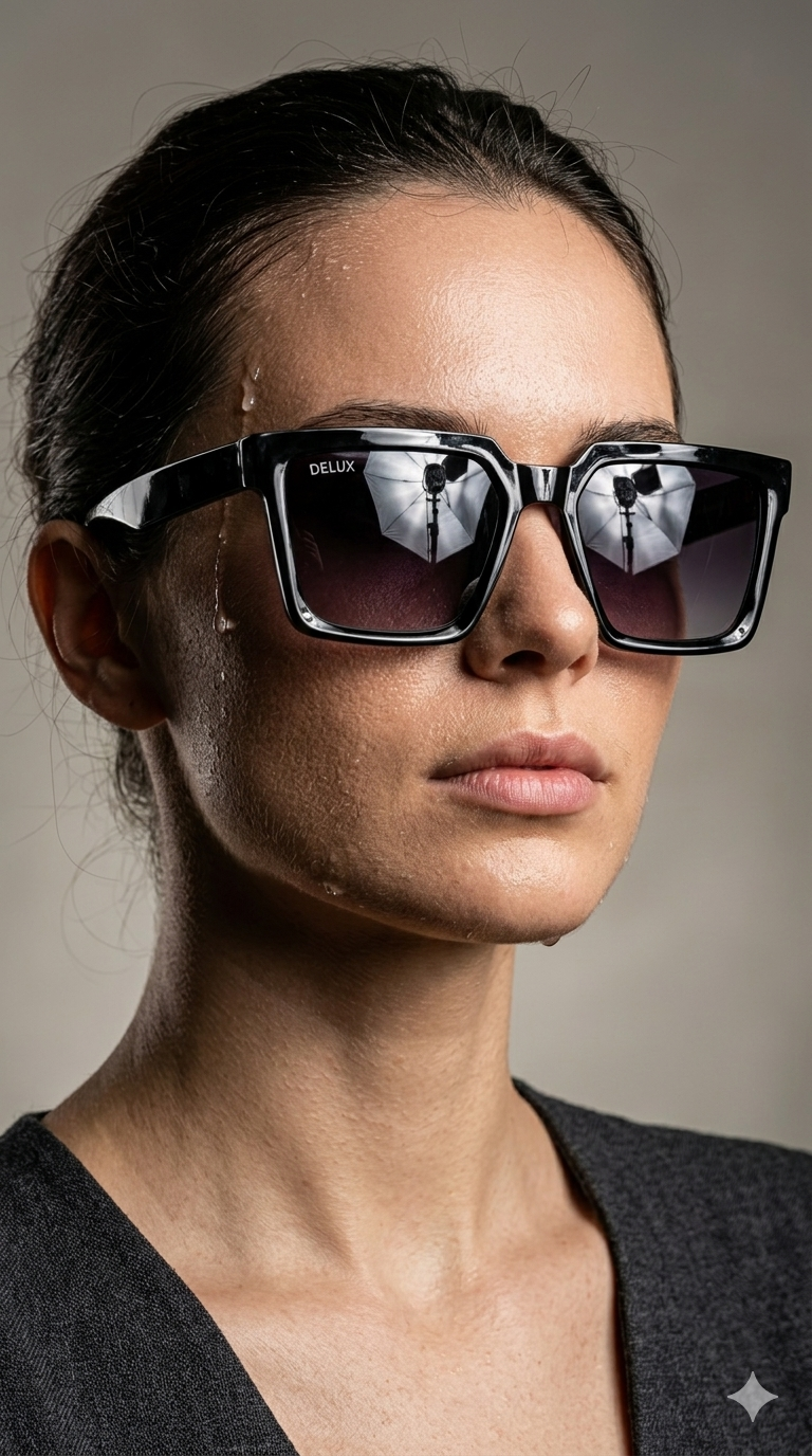 Delux Square Frame Sunglasses – Premium UV Protection Stylish Shades