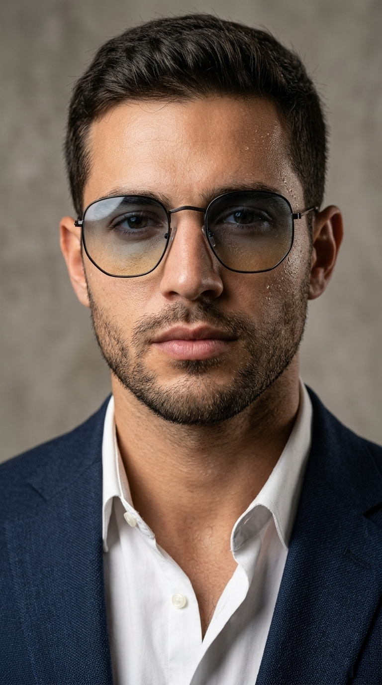 Premium Square Aviator Gradient Sunglasses (UV400 Protection)