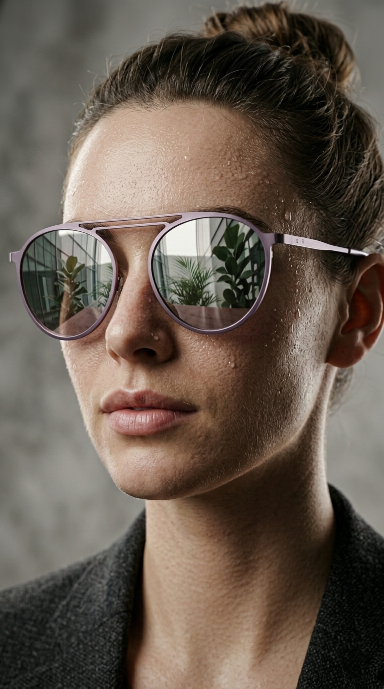 Premium Aviator Metal Frame Sunglasses – Gradient Mirror Lens