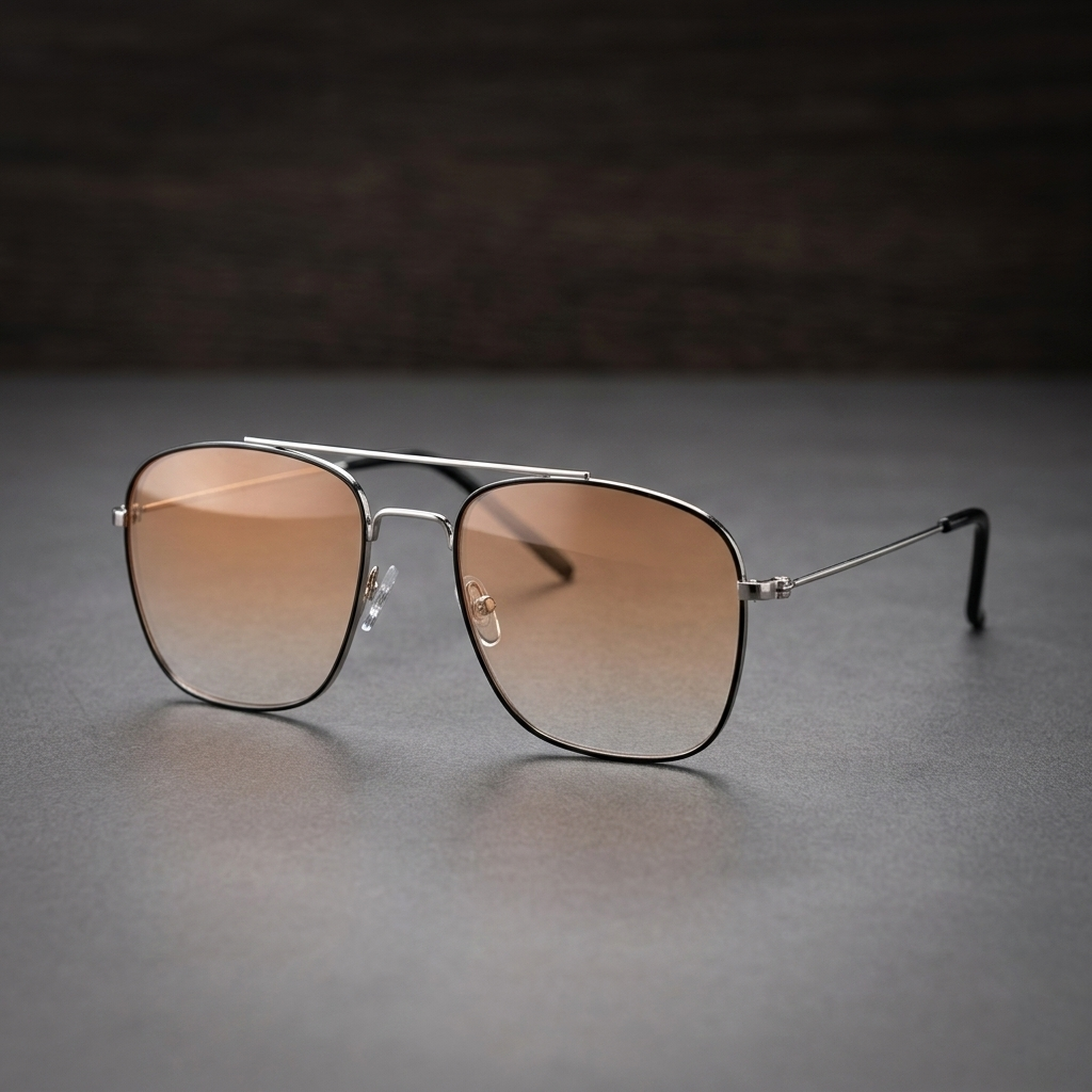 Classic Aviator Square Gradient Sunglasses