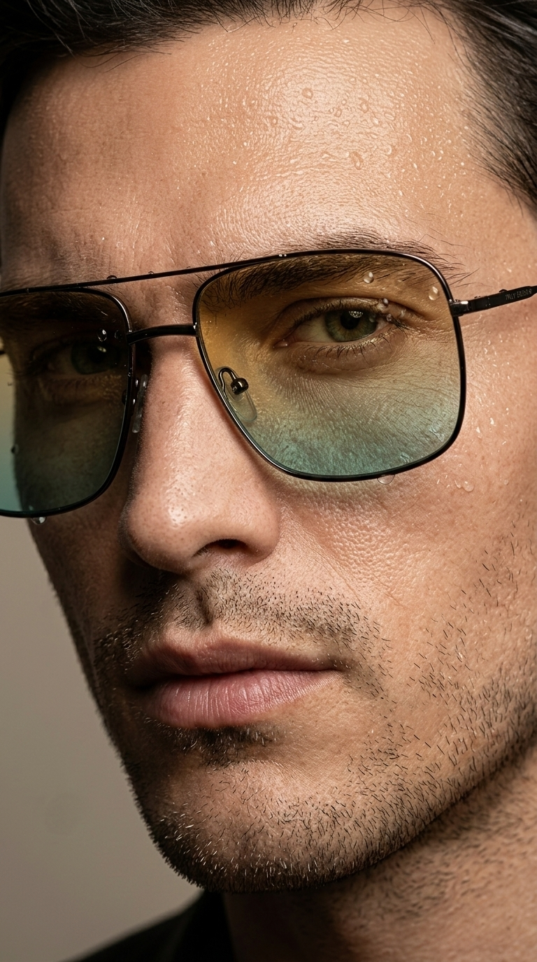 Retro Gradient Aviator Sunglasses – UV Protection Metal Frame