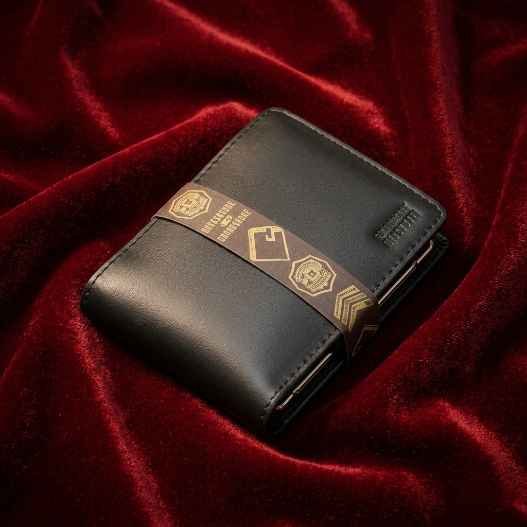 Luxury 6-Piece Black Leather Men’s Gift Set – Belt, Wallet, Card Holder, Pen & Cufflinks