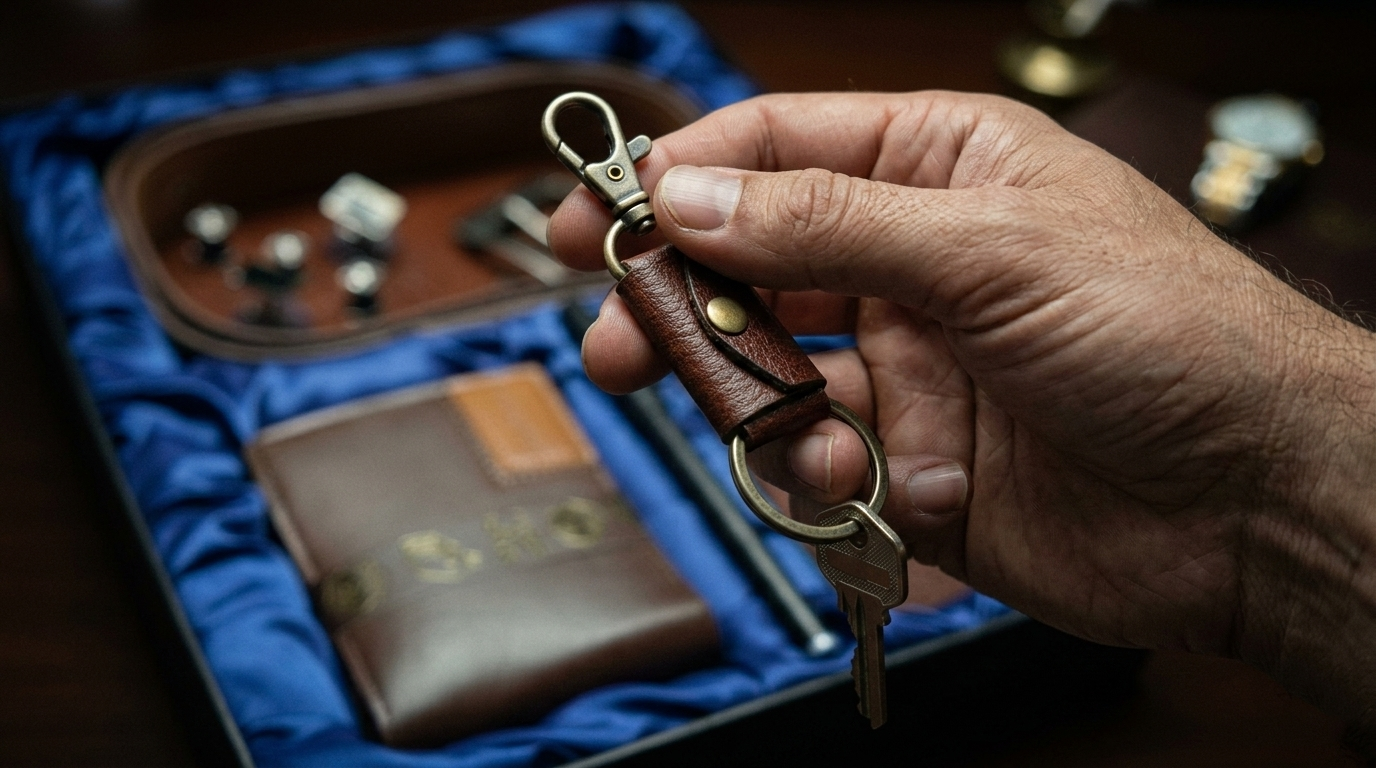 Premium Men’s Luxury Gift Set – Wallet, Belt, Pen, Cufflinks & Keychain (5-Piece Set)