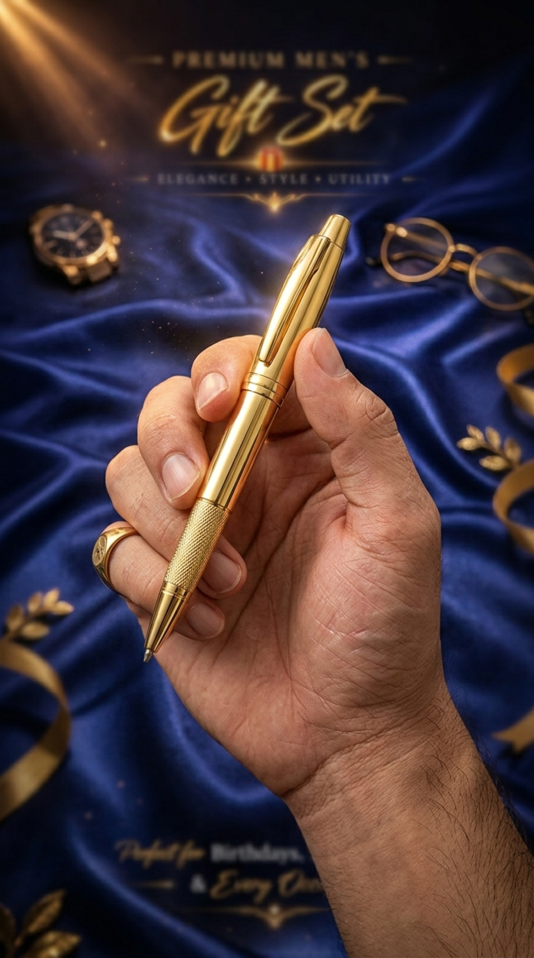 Luxury Executive Pen & Cufflink Gift Set – Premium Men’s Gift Box
